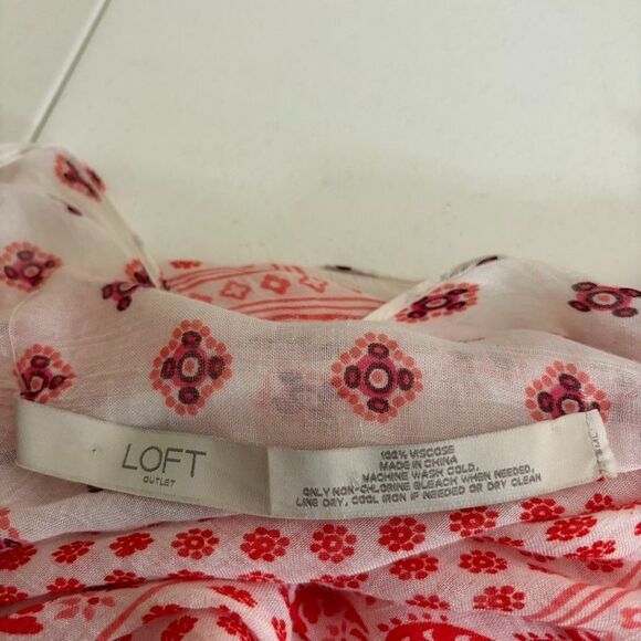 Loft Kimono Women's One Size Floral Open Sheer Coverup Cardigan Scarf - Picture 6 of 6